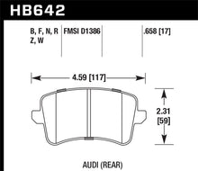 Load image into Gallery viewer, Hawk Performance 09-10 Audi A4/Quattro / 08-11 A5 Quattro / 09-11 Q5 Rear Ceramic Street Brake Pads