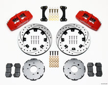 Load image into Gallery viewer, Wilwood Dynapro 6 Front Hat Kit 12.19in Drilled Red 94-01 Honda/Acura w/262mm Disc