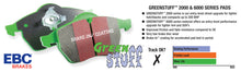 Load image into Gallery viewer, EBC 94-01 Acura Integra 1.8 Greenstuff Front Brake Pads