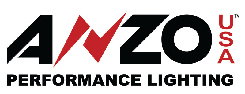 ANZO 2012-2015 Toyota Tacoma Crystal Headlights Black