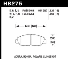 Load image into Gallery viewer, Hawk 1997-1997 Acura CL 2.2 HPS 5.0 Front Brake Pads