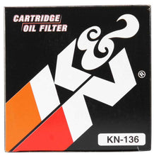 Load image into Gallery viewer, K&amp;N Suzuki / Betamotor 2.375in OD x 1.25in H Oil Filter