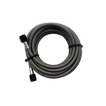 Load image into Gallery viewer, Snow Performance 15ft Braided Stainless Line (Black) w/ -4AN Fittings (NX Version)