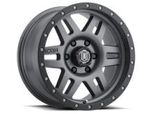 Load image into Gallery viewer, ICON Six Speed 17x8.5 6x5.5 0mm Offset 4.75in BS 108mm Bore Titanium Wheel