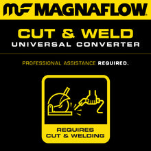Load image into Gallery viewer, MagnaFlow Conv Univ 2.25in Inlet/Outlet Center/Center Round 11in Body L x 5.125in W x 15in Overall L