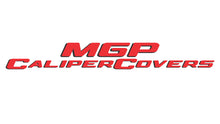 Load image into Gallery viewer, MGP 4 Caliper Covers Engraved F&amp;R MGP Red Finish Silver Characters 2019 Chevrolet Silverado 1500