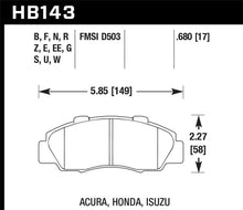 Load image into Gallery viewer, Hawk 97-01 Honda Prelude HPS Street Front Brake Pads