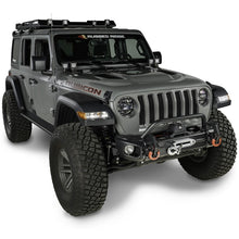 Load image into Gallery viewer, Rugged Ridge 18-20 Jeep Wrangler JL/JT Arcus Front Bumper Set w/ Overrider