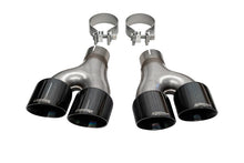 Load image into Gallery viewer, Corsa 11-21 Jeep Grand Cherokee Twin 2.5in Inlet / 4in Outlet Black PVD Pro-Series Tip Kit