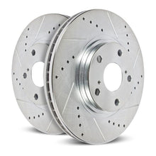 Load image into Gallery viewer, Power Stop 00-05 Cadillac DeVille Front Evolution Drilled &amp; Slotted Rotors - Pair