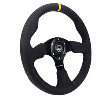 Load image into Gallery viewer, NRG Reinforced Steering Wheel (320mm) Alcantara Steering Wheel w/ Black Stitching