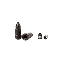 Load image into Gallery viewer, Rugged Ridge Bullet Lug Nut and Valve Stem Cap Kit Black 1/2-20