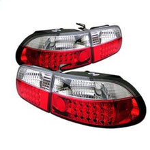 Load image into Gallery viewer, Spyder Honda Civic 92-95 3DR LED Tail Lights Red Clear ALT-YD-HC92-3D-LED-RC