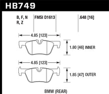Load image into Gallery viewer, Hawk 13-14 BMW 328i/328i xDrive / 2014 428i/428i xDrive HPS Rear Brake Pads