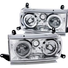 Load image into Gallery viewer, ANZO 1991-1994 Toyota Land Cruiser Crystal Headlights w/ Halo Chrome
