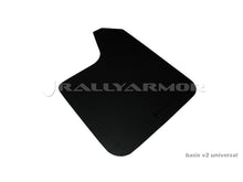Load image into Gallery viewer, Rally Armor Universal Fit (No Hardware) Basic Black Mud Flap w/ Black Logo