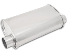 Load image into Gallery viewer, Vibrant StreetPower Oval Muffler 5in x 9in x 15in - 2.5in inlet/outlet (Offset-Offset Same Side)