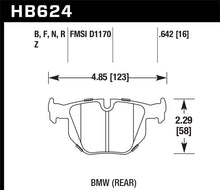 Load image into Gallery viewer, Hawk 2006-2006 BMW 330i HPS 5.0 Rear Brake Pads