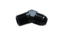 Load image into Gallery viewer, Vibrant -4AN to 1/8in NPT 45 Degree Elbow Adapter Fitting