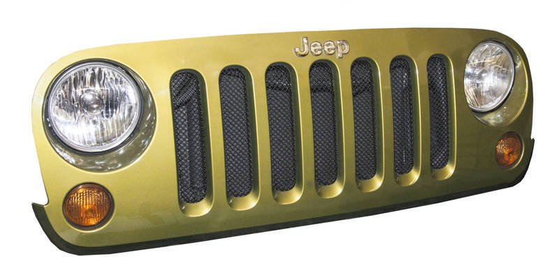 DV8 Offroad 2007-2018 Jeep JK Black Mesh Grille - D-JP-190010-BK
