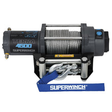 Load image into Gallery viewer, Superwinch 4500 LBS 12V DC 15/64in x 50ft Steel Rope Terra 4500 Winch - Gray Wrinkle