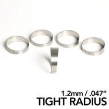 Load image into Gallery viewer, Ticon Industries 3.5in 45 Degree 1D CLR 1mm/.039in Wall Titanium Pie Cuts - 5pk