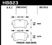 Load image into Gallery viewer, Hawk 11-18 Audi A8 Quattro HPS 5.0 Rear Brake Pads