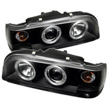 Load image into Gallery viewer, Spyder Volvo 850 93-97 Projector Headlights LED Halo Black High H1 Low H1 PRO-YD-VO85092-HL-BK