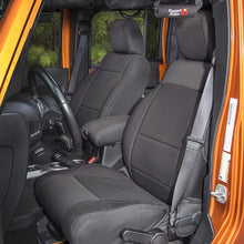 Load image into Gallery viewer, Rugged Ridge Seat Cover Kit Black 07-10 Jeep Wrangler JK 4dr