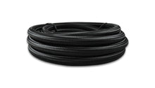 Load image into Gallery viewer, Vibrant -8 AN Black Nylon Braided Flex Hose w/ PTFE liner (5FT long)