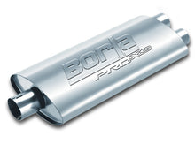 Load image into Gallery viewer, Borla Universal Center/Dual Oval 3in In / 2.5in Out 19in x 4in x 9.5in Notched PRO-XS Muffler