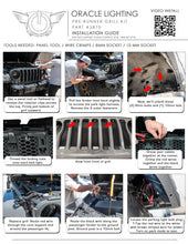 Load image into Gallery viewer, Oracle Pre-Runner Style LED Grille Kit for Jeep Wrangler JL - Blue