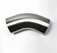Load image into Gallery viewer, Stainless Bros 2.50in Diameter 1.5D / 3.75in CLR 45 Degree Bend Leg Mandrel Bend