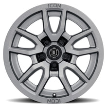 Load image into Gallery viewer, ICON Vector 5 17x8.5 5x150 25mm Offset 5.75in BS 110.1mm Bore Titanium Wheel