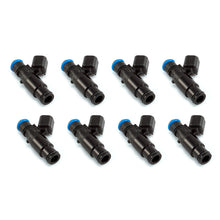 Load image into Gallery viewer, Injector Dynamics 1340cc Injector - 48mm Length - 14mm Top - 14mm Black Bottom Adaptor (Set of 8)
