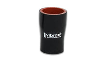 Load image into Gallery viewer, Vibrant 4 Ply Aramid Reducer Coupling 2.5in I.D. x 4in I.D. - Gloss Black