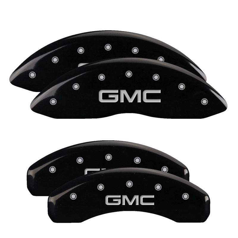 MGP 4 Caliper Covers Engraved Front & Rear 300 Black finish silver ch
