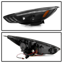 Load image into Gallery viewer, Spyder 15-18 Ford Focus Projector Headlights - Seq Turn Light Bar - Black PRO-YD-FF15-LBSEQ-BK