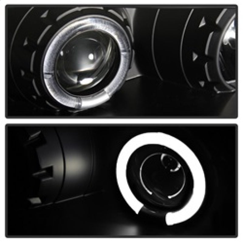 Spyder Mitsubishi Eclipse 97-99 Projector Headlights LED Halo Black High H1 Low H1 PRO-YD-ME97-HL-BK