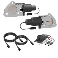 Load image into Gallery viewer, QTP 2.25in Bolt-On QTEC Dual Electric Cutout Valves - Pair