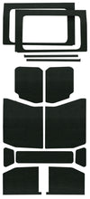 Load image into Gallery viewer, DEI 18-23 Jeep Wrangler JL 4-Door Boom Mat Complete Headliner Kit - 13 Piece - Black