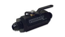 Load image into Gallery viewer, Vibrant -12AN to -12AN Male Shut Off Valve - Black