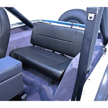 Load image into Gallery viewer, Rugged Ridge Standard Rear Seat Black Denim 55-95 Jeep CJ / Jeep Wrangler