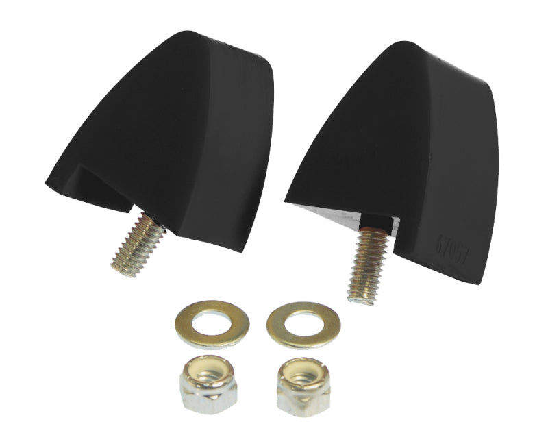 Prothane 64-73 Ford Mustang Front Bump Stops - Black
