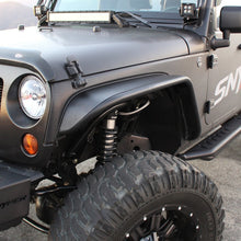 Load image into Gallery viewer, Westin/Snyper 07-17 Jeep Wrangler Tube Fenders - Front - Textured Black