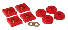 Load image into Gallery viewer, Prothane 76 &amp; Earlier Ford F150/250 Transfer Case Mounts - Red